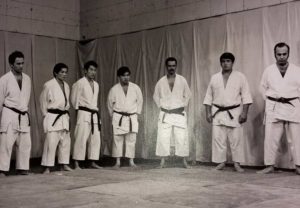 Professores da década de 1960 Italívio Bonfim, Nélson Arazawa, João Shimabukuro, Durval Rente, Paulo da Silva e Ibrahim Zaher